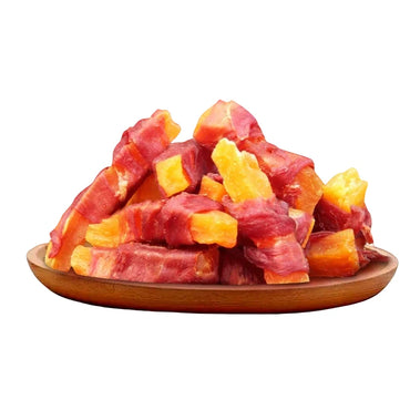 200g Pet Snacks,Chicken Wrapped Sweet Potatos – Dog Chew Treats & Teeth Cleaning Snacks