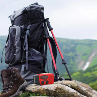 Emergency Radio Crank Solar Hand Weather 1000Mah Power Bank Charger Flash Light