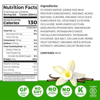 Clean Protein Shake, Grass Fed Dairy, Vanilla Bean - 20G Whey High Protein, Kosher, Ready to Drink, Low Net Carbs, Gluten Free, No Soy Ingredients, 11 Fl Oz (Pack of 12)