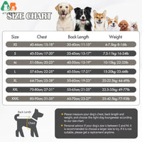 ATUBAN Warm Dog Coat English Plaid Dog Fleece Vest Windbreaker Jacket Winter Clothing Traction Eyelets Suitable for All Dog Type