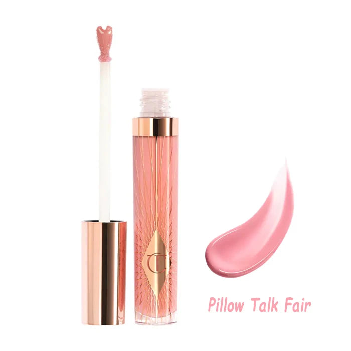 Charlotte Tilbury Sheer Cool-toned Pink Lipstick Lip Gloss Mirror Water Bedside Talk Mirror Lipstick Cosmetics High-shine Pout