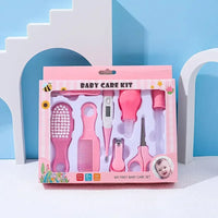 8/10/13pcs Newborn Baby Kids Nail Hair Health Care Thermometer Grooming Brush Kit Care Baby Essentials Newborn Material Safety