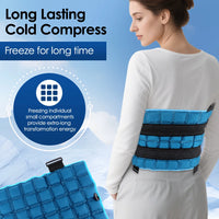 US Stock Reusable Big Ice Pack Cold Hot compress Self-Absorbing Water Back Pad for Shoulder Knee Joint Muscle Post-Operative