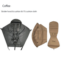 3pcs/set 175 Stroller Accessories Canopy Cover Seat Cushion Compatible With Babyzen YOYO  Cover Seat Mattress With Zipper Pocket