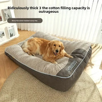 Extra Thickened Extra Large Dog Bed 47inch for Large Dogs, Orthopedic Dog Mat for Large Senior Dogs,Durable Kennel Cush