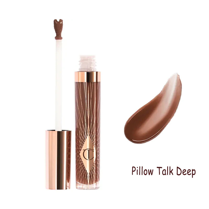 Charlotte Tilbury Sheer Cool-toned Pink Lipstick Lip Gloss Mirror Water Bedside Talk Mirror Lipstick Cosmetics High-shine Pout