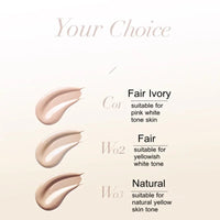 UODO Hydrating Oil-Control Foundation Liquid Long-Lasting Matte Finish Lightweight Formula For Oily&Combination Skin Base Makeup