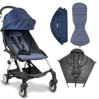 3pcs/set 175 Stroller Accessories Canopy Cover Seat Cushion Compatible With Babyzen YOYO  Cover Seat Mattress With Zipper Pocket