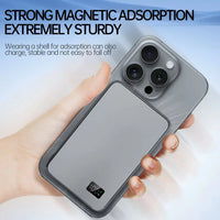 Lenovo 50000mAh Portable Magnetic Wireless Power Bank PD22.5W Super Fast Charging External Battery For Magsafe IPhone Samsung