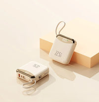 22.5W Super Fast Charging Power Bank with Built-in Cable 20000mAh Portable Ultra-Thin and Mini