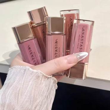 4-Color Nude Matte Liquid Lipstick - Velvet Texture, Long-Lasting Moisturizing, Waterproof Non-Stick Cup Korean Makeup Cosmetics