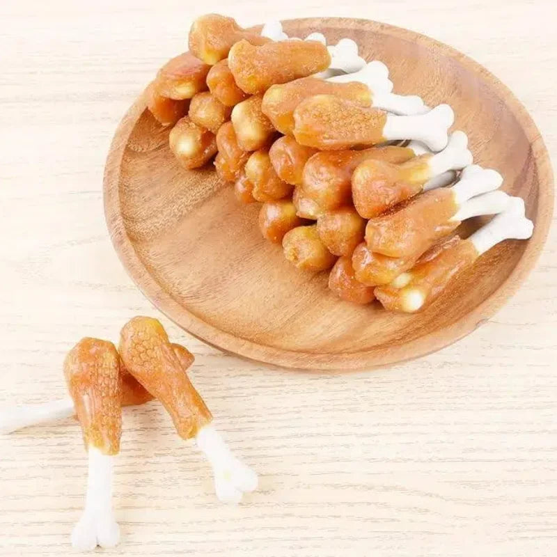 Dog Treats ,Drumstick-Shaped Milk Bone Dog Chews – 200g, Nutritious Teeth Cleaning Treats