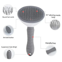 Self Cleaning Pet Dog Brush Cat Comb, Pet Hair Remover Brush for Dogs Cats Grooming Tools, Dematting Comb Pet Accessories