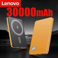 Lenovo 50000mAh Portable Magnetic Wireless Power Bank PD22.5W Super Fast Charging External Battery For Magsafe IPhone Samsung