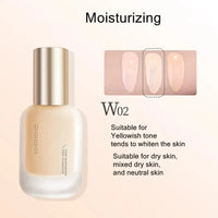 UODO Hydrating Oil-Control Foundation Liquid Long-Lasting Matte Finish Lightweight Formula For Oily&Combination Skin Base Makeup