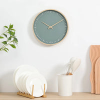Quartz Indoor Wall Clock 11.5 Inch Modern Minimalist Design Easy to Hang Decorative Timepiece Home Office