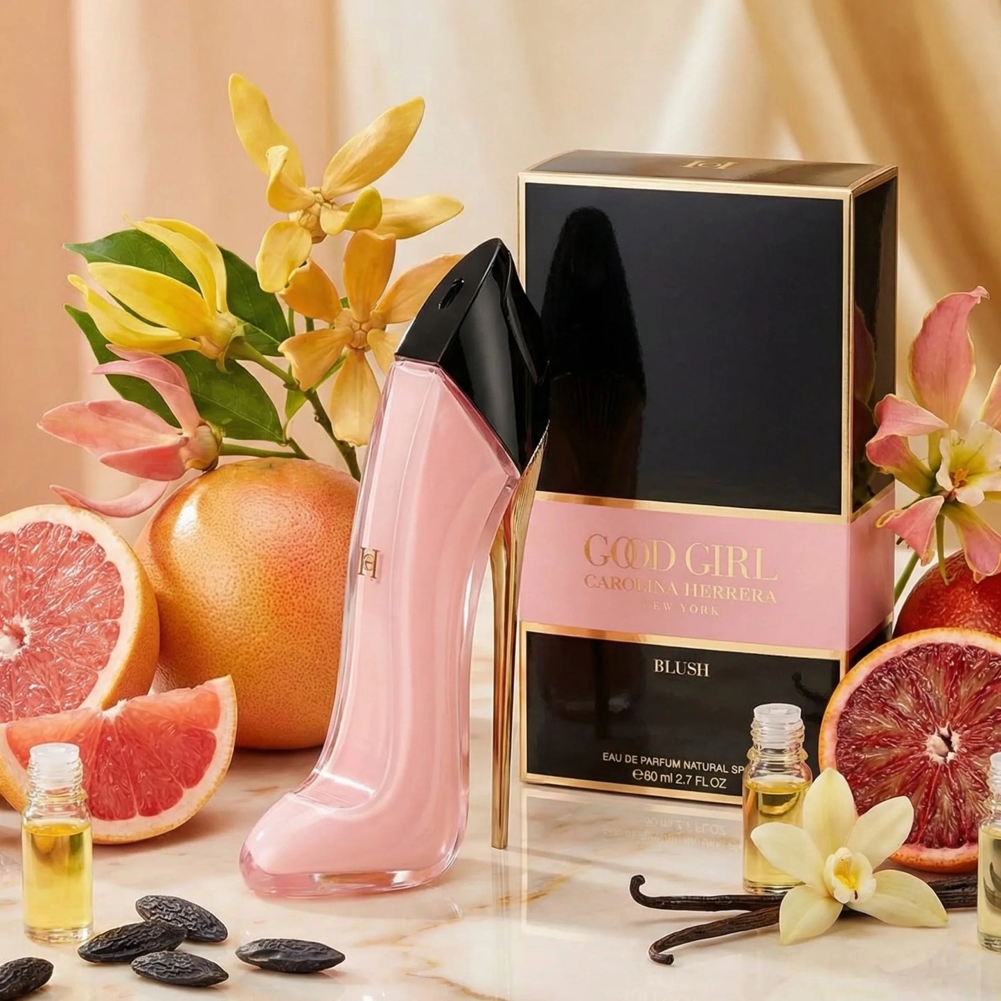 Carolina Herrera Good Girl Blush EDP Exclusive Women's Fragrance 2.7 oz Premium Niche Citrus Ylang Vanilla Notes