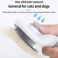 Self Cleaning Pet Dog Brush Cat Comb, Pet Hair Remover Brush for Dogs Cats Grooming Tools, Dematting Comb Pet Accessories