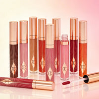 Charlotte Tilbury Sheer Cool-toned Pink Lipstick Lip Gloss Mirror Water Bedside Talk Mirror Lipstick Cosmetics High-shine Pout