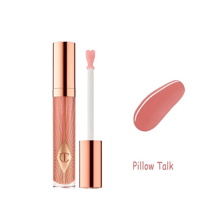 Charlotte Tilbury Sheer Cool-toned Pink Lipstick Lip Gloss Mirror Water Bedside Talk Mirror Lipstick Cosmetics High-shine Pout