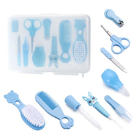 8/10/13pcs Newborn Baby Kids Nail Hair Health Care Thermometer Grooming Brush Kit Care Baby Essentials Newborn Material Safety
