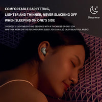 Invisible Sleep Wireless Earphone TWS Bluetooth 5.3 Headphones Hidden Earbuds IPX5 Waterproof Long Standby Sports Headset