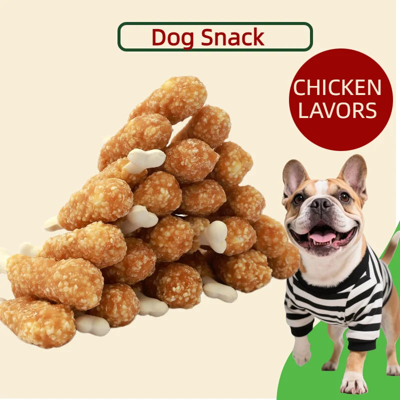 Dog Treats ,Drumstick-Shaped Milk Bone Dog Chews – 200g, Nutritious Teeth Cleaning Treats