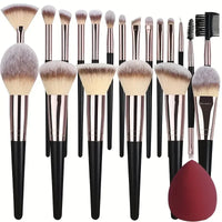 Professional 3/20PCS Makeup Brushes Set Soft Fluffy Eyeshadow Foundation Concealer Blending Blush Brush Kabuki Women Beauty Tool