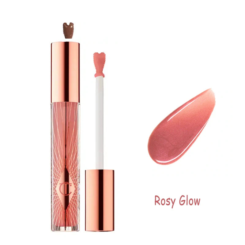 Charlotte Tilbury Sheer Cool-toned Pink Lipstick Lip Gloss Mirror Water Bedside Talk Mirror Lipstick Cosmetics High-shine Pout