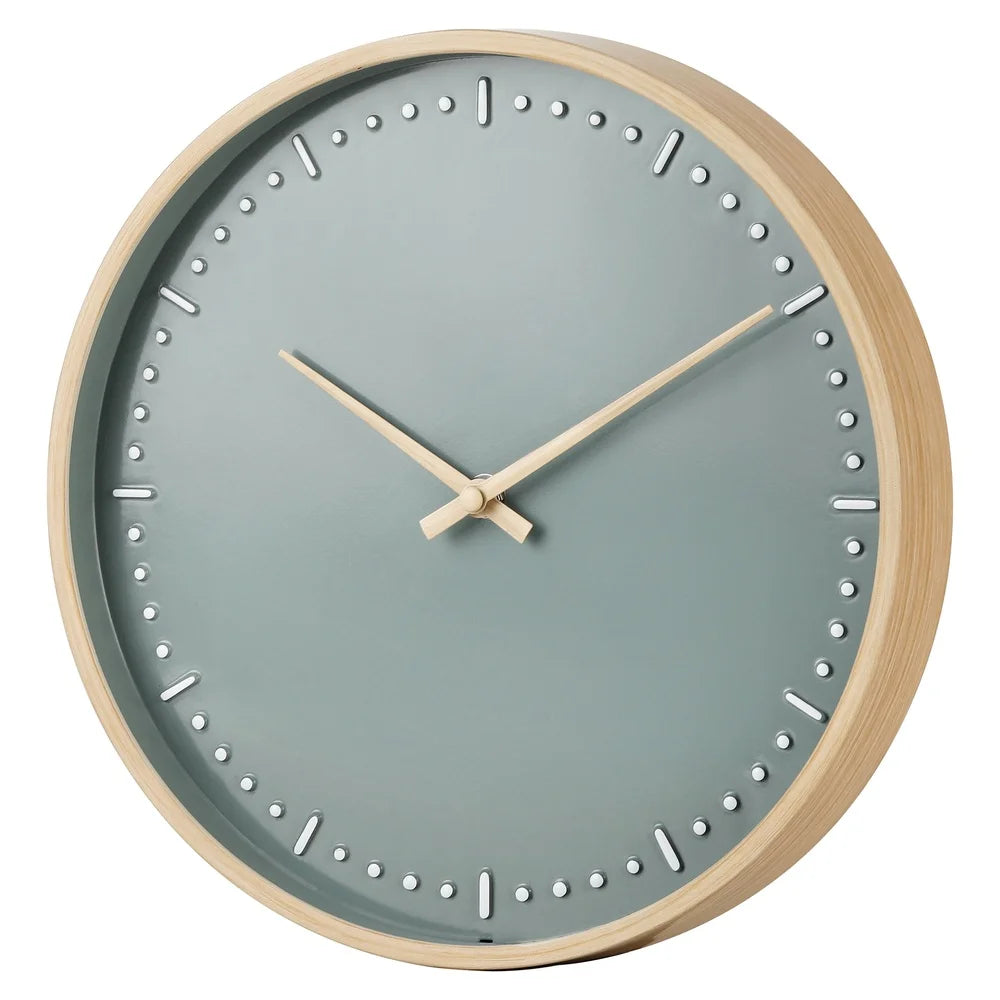 Quartz Indoor Wall Clock 11.5 Inch Modern Minimalist Design Easy to Hang Decorative Timepiece Home Office
