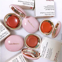 Rare Beauty Shimmer Powdery Powder Blusher Highlighter Face Body Illuminator Cosmetics Pressed Powder Oil Control Natural Makeup